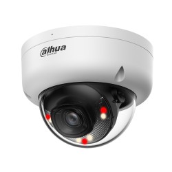 DAHUA 4MP IPC-HDBW1439E1-A-IL-0280B-S6  SMART DUAL LIGHT DOME IP CAMERA IP67