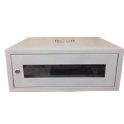 RACK60 KΑΜΠΙΝΑ ΕΠΙΤΟΙΧΙΑ ΜΕ ΓΥΑΛΙΝΗ ΠΟΡΤΑ 6U (530X400X300)