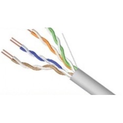 Καλώδιο δικτύου UTP cat 6e - 100 μέτρα - Γκρι