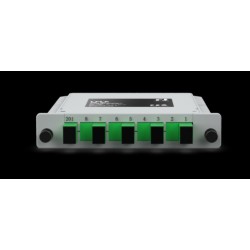 Unifiber™ 4-way optical splitter cassette, SC/APC (5891)