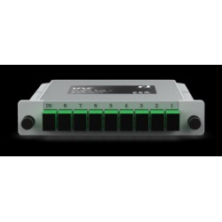 Unifiber™ 8-way optical splitter cassette, SC/APC (5890)