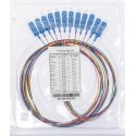 12 Color Pigtails SC/UPC 0,9 mm 