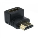 ΜΟΥΦΑ HDMI FEMALE - HDMI MALE ΓΩΝΙΑΚΟ 