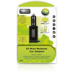 SWEEX 50 WATT UNIVERSAL NETBOOK CAR ADAPTOR