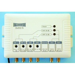ΚΕΝΤΡΙΚΟΣ ΕΝΙΣΧΥΤΗΣ  Μistral  2x112 5G 34dB