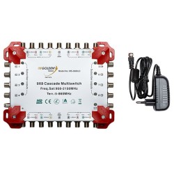 Πολυδιακόπτης Golden Media 9/8 Cascade MS-9908LC